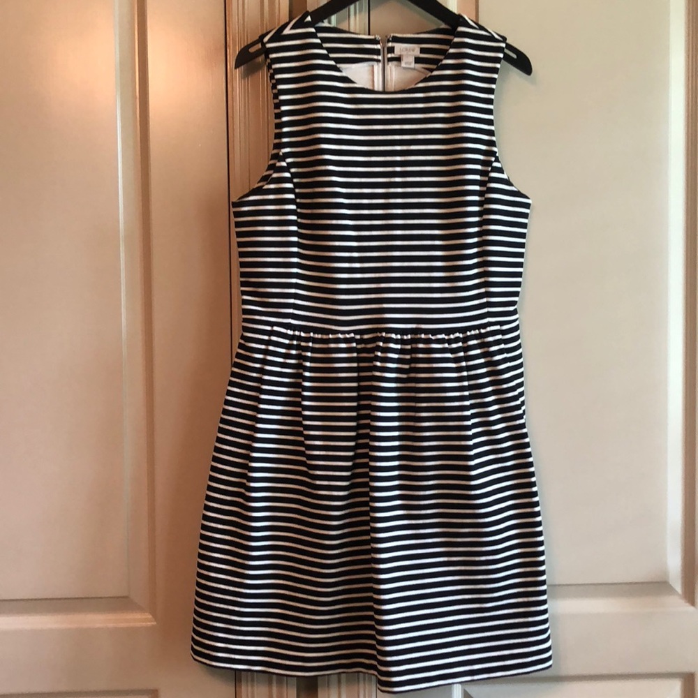 JCrew striped dress